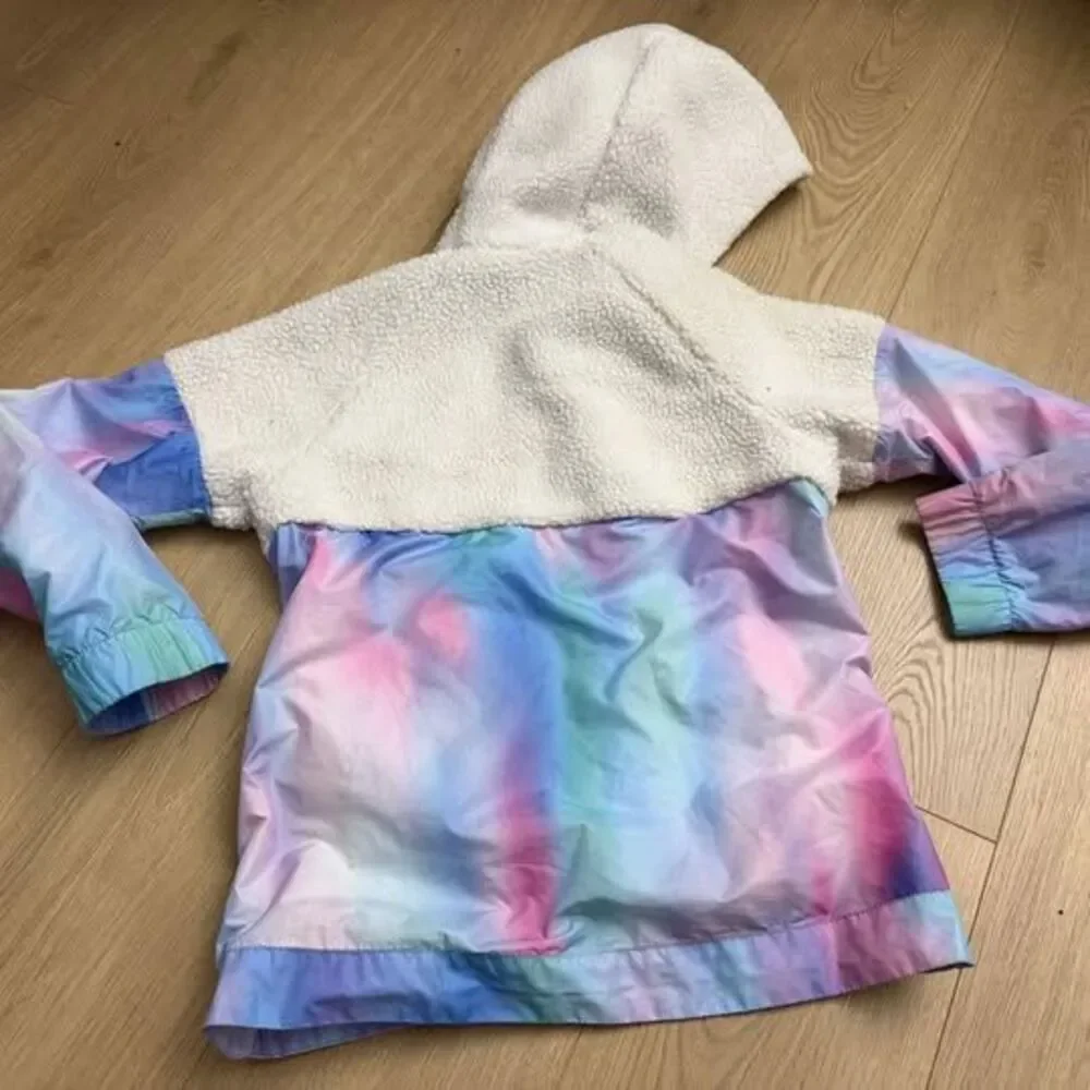 Nike Girls Windrunner Sherpa Fleece Jacket Size Large youth
